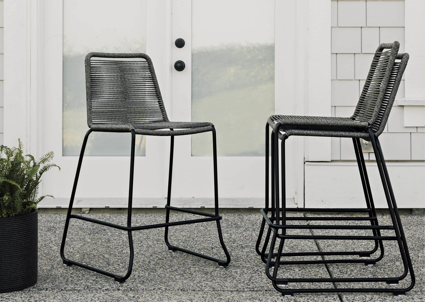 Marco Counter Stool -Med Grey