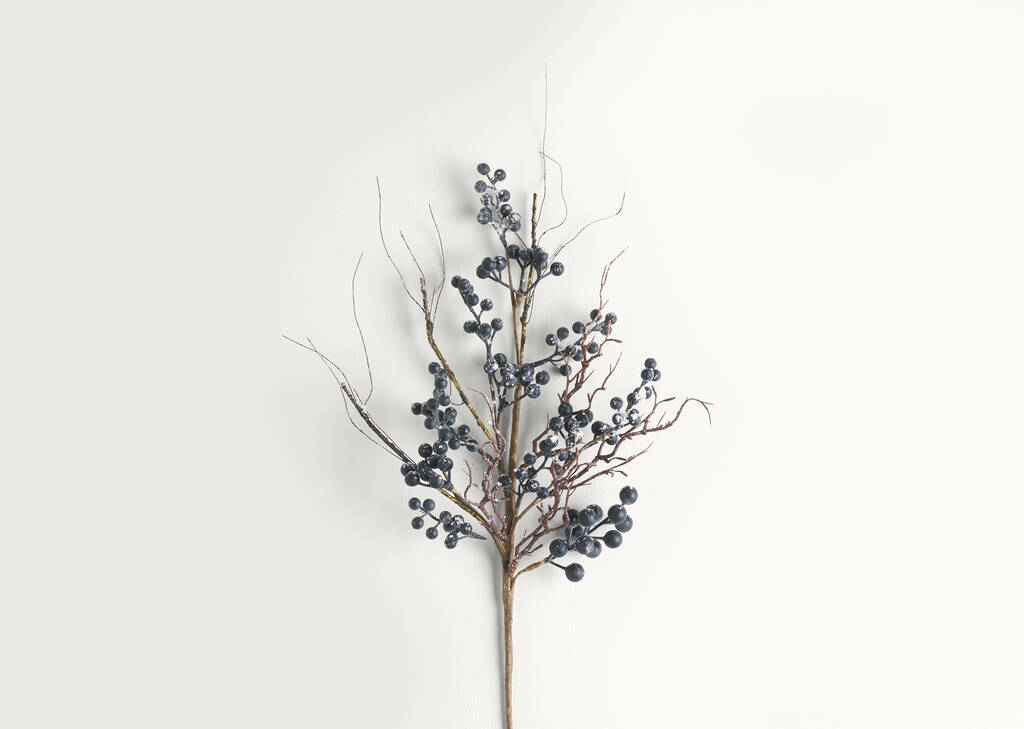 Branche de bleuets givrés Myrtille