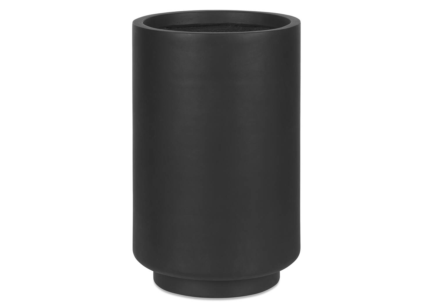 Petit cache-pot d’extérieur Sicily noir
