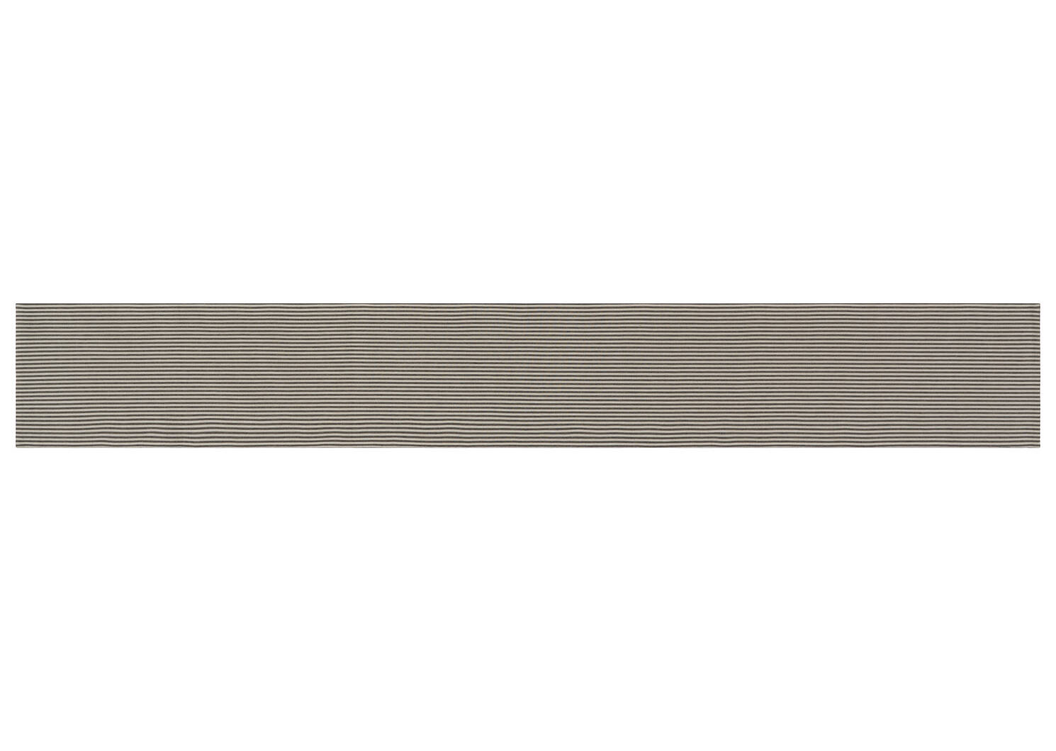 Beaumaris Stripe Table Runner Char/Na