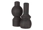 Ezio Candle Holder Narrow Black