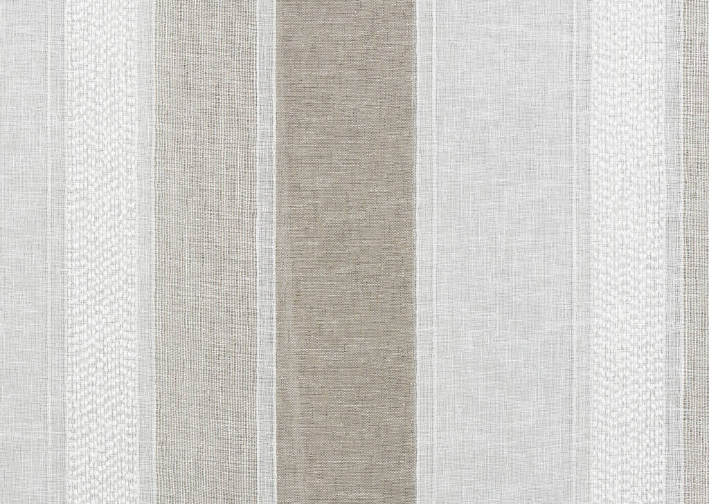 Jocelyn Striped Sheer 96 Ivory/Sand
