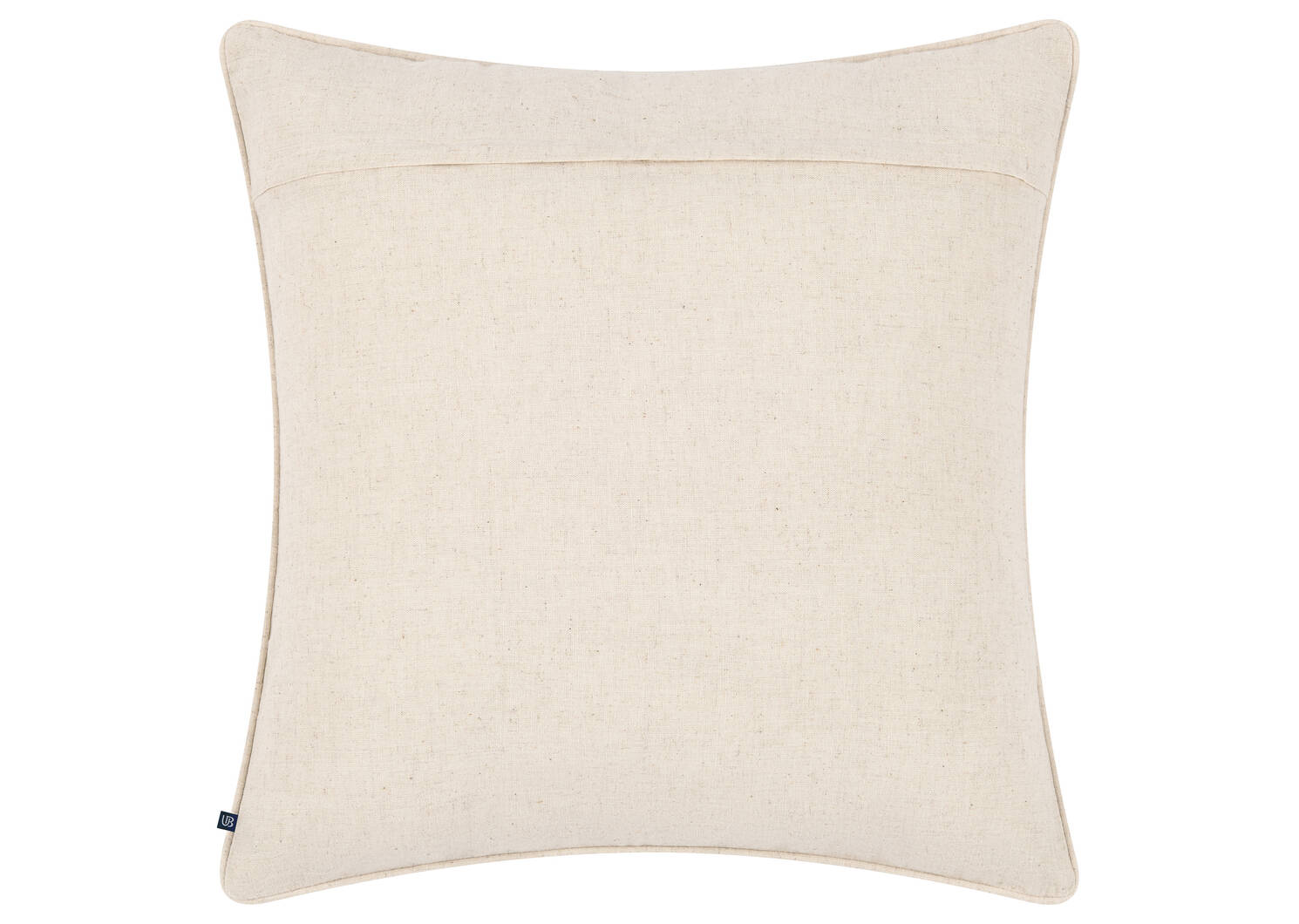 Coussin en coton Amaris 20x20 sable/noir