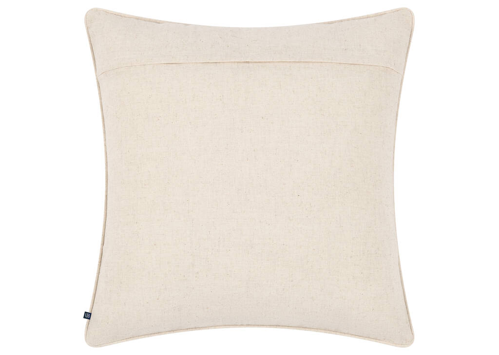 Amaris Cotton Pillow 20x20 Sand/Black