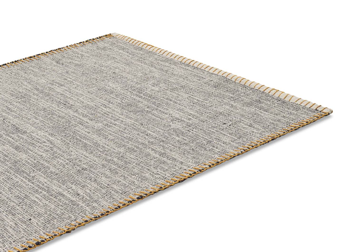 Tapis couloir Arleigh 30x84 noir/champ d