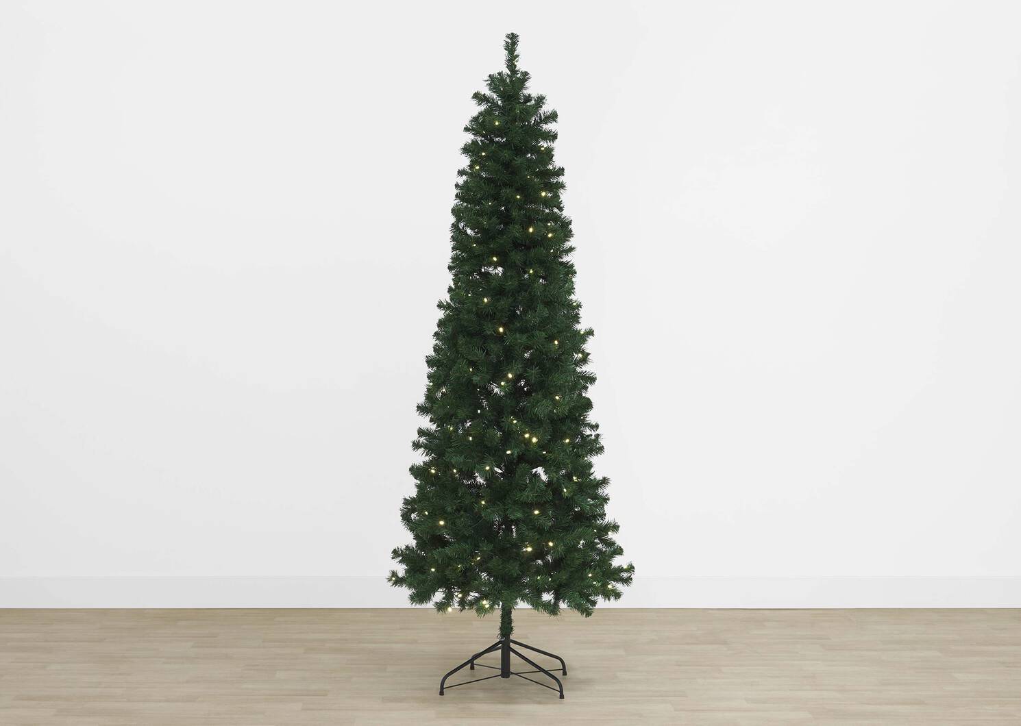 Claus Tree 7.5ft Slim Pre-lit LED Gre