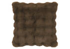 Coussin en f. fourrure Zoey 20x20 brun
