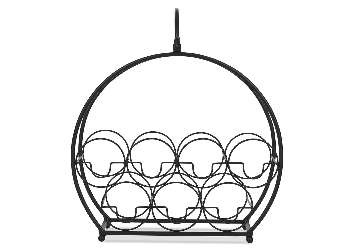 Ava Wine Rack Black