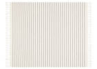 Antares Striped Throw 50x60 Ivory/Bla