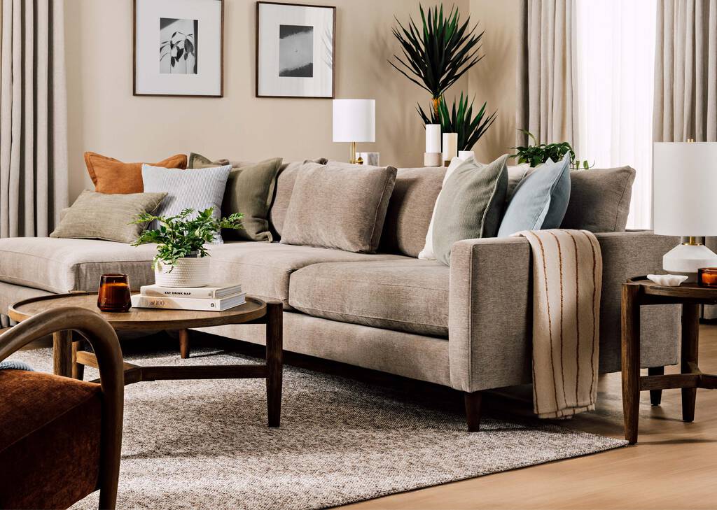 Avena Throw Ivory/Caramel