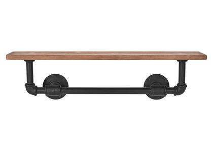 Jeb Wall Shelf Iron/Wood