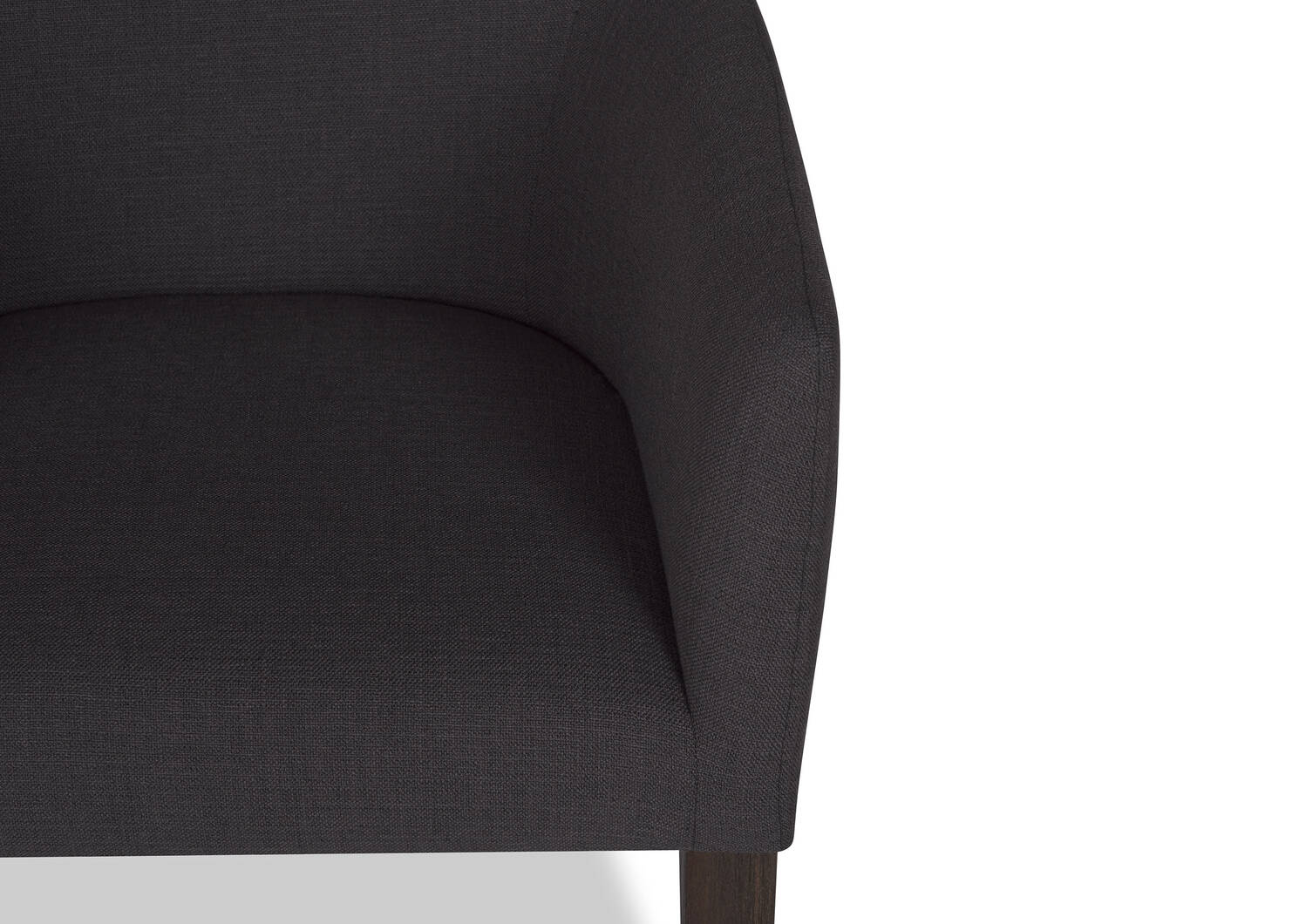 Jenaya Arm Dining Chair -Amos Charcoal
