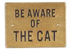 The Cat Wall Sign