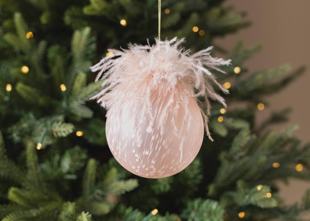 Orn. boule de plumes Betty fard
