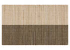 Tapis décoratif Jarrett 36x60 noir/sable