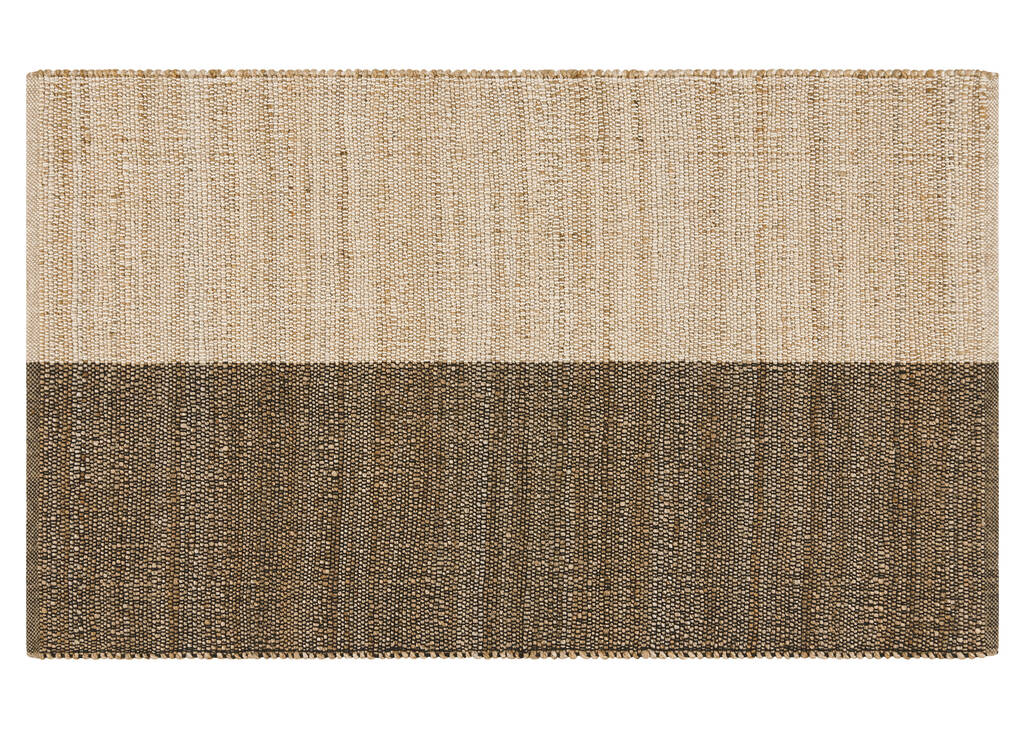 Tapis décoratif Jarrett 36x60 noir/sable