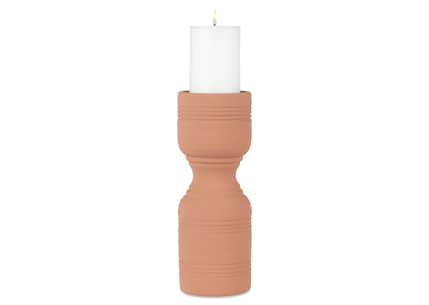 Rife Candle Holders Terracotta