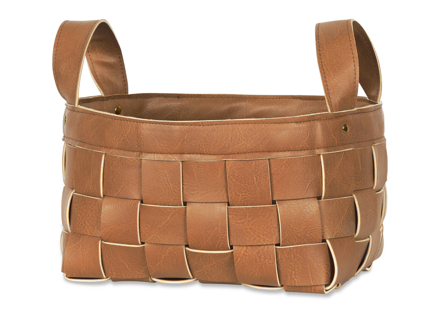 Iona Basket Small Cognac