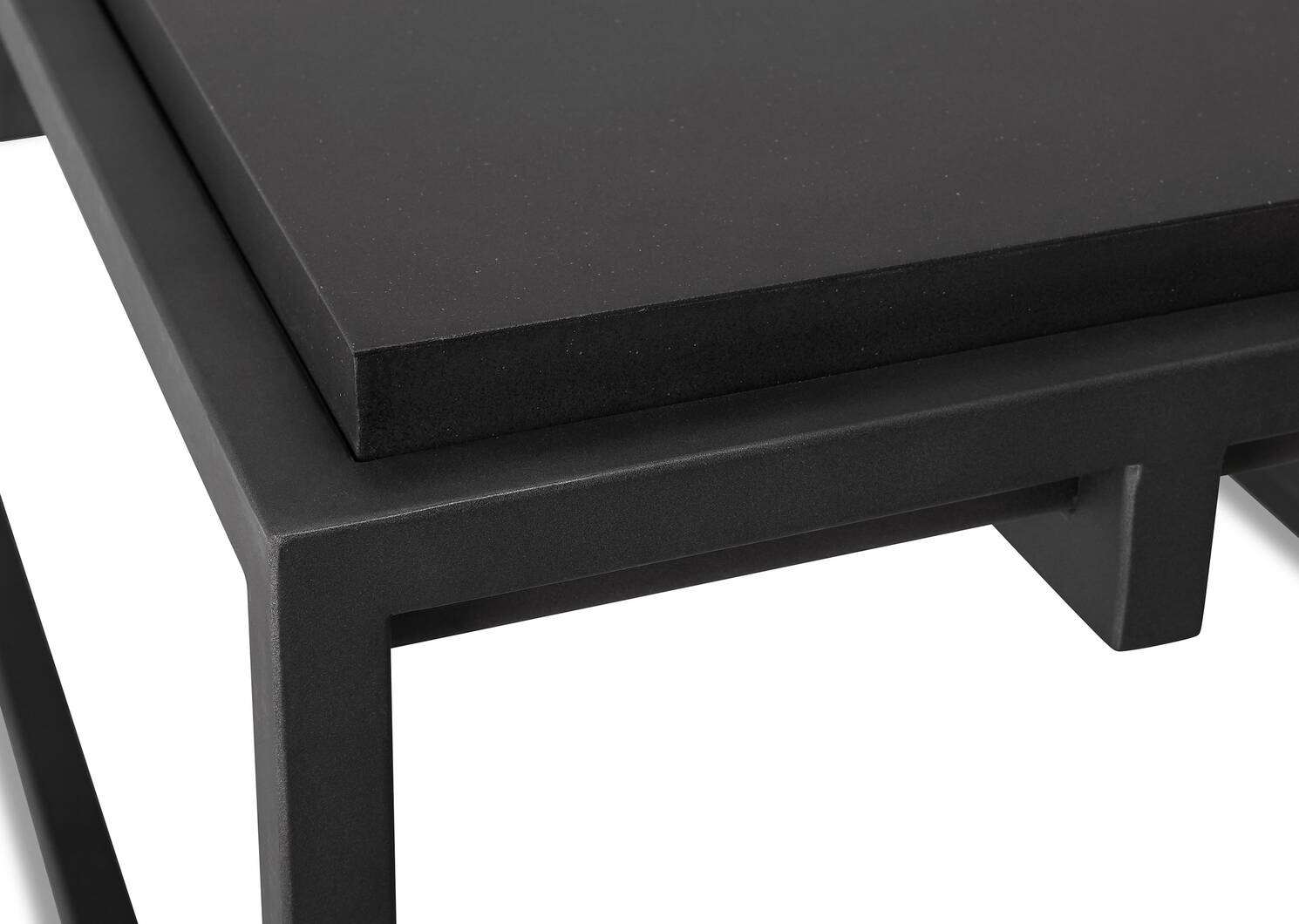 Crete Square Side Table -Ida Black