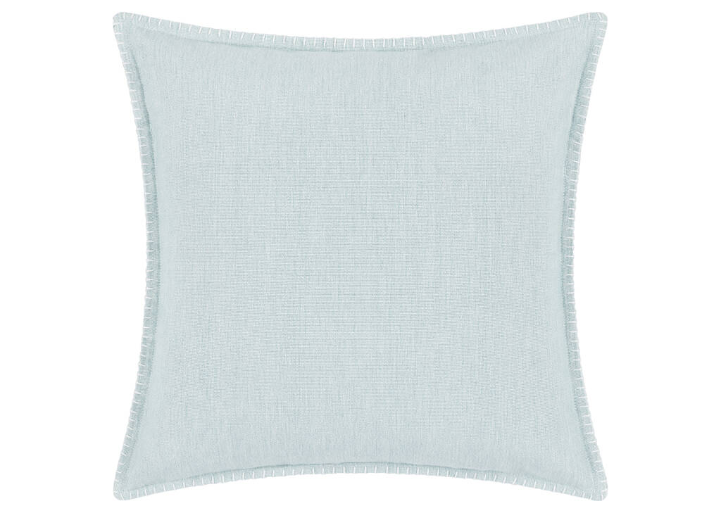 Aria Cotton Pillow 20x20 Blue Mist