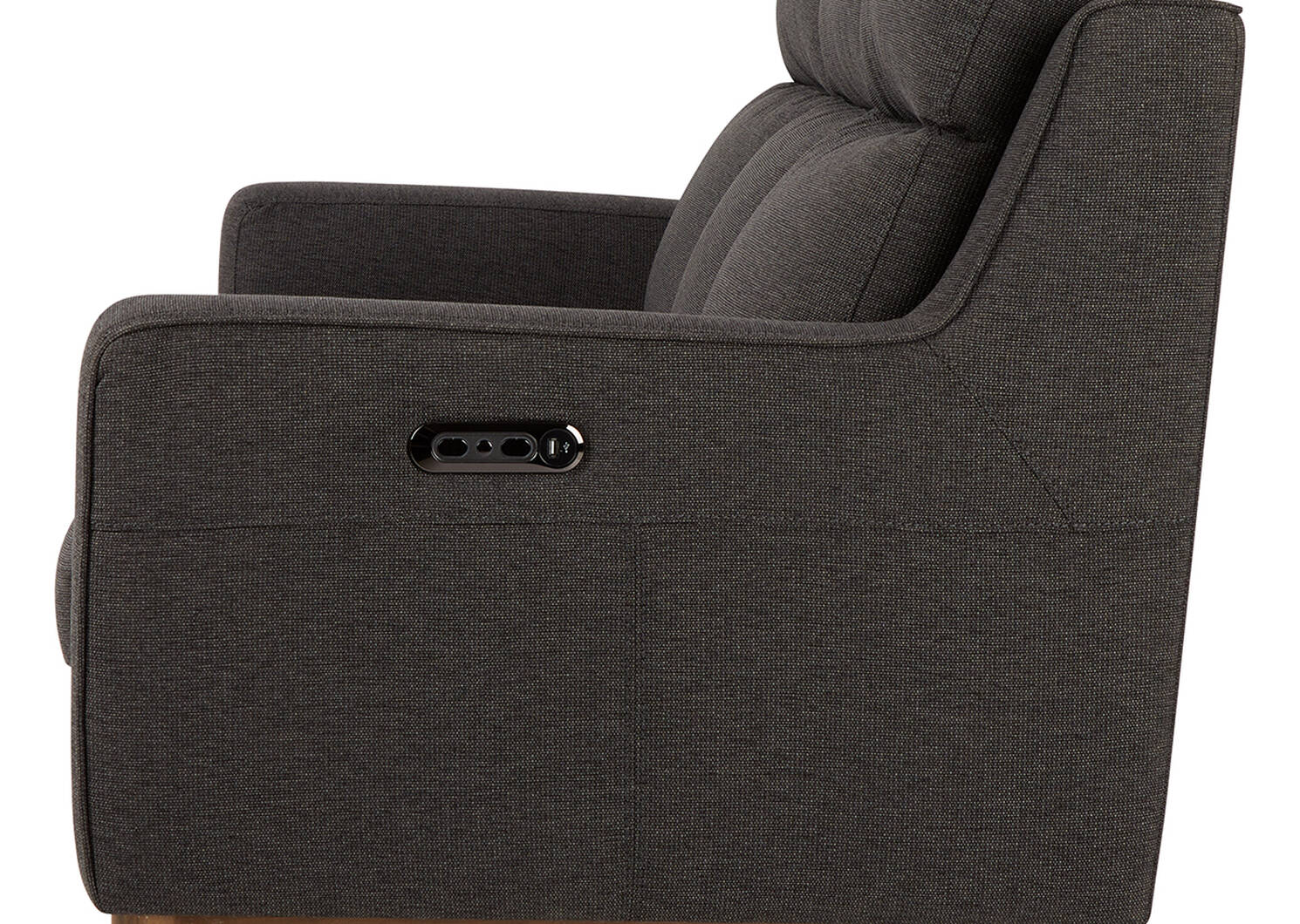 Sanibel Reclining Sofa -Brava Charcoal