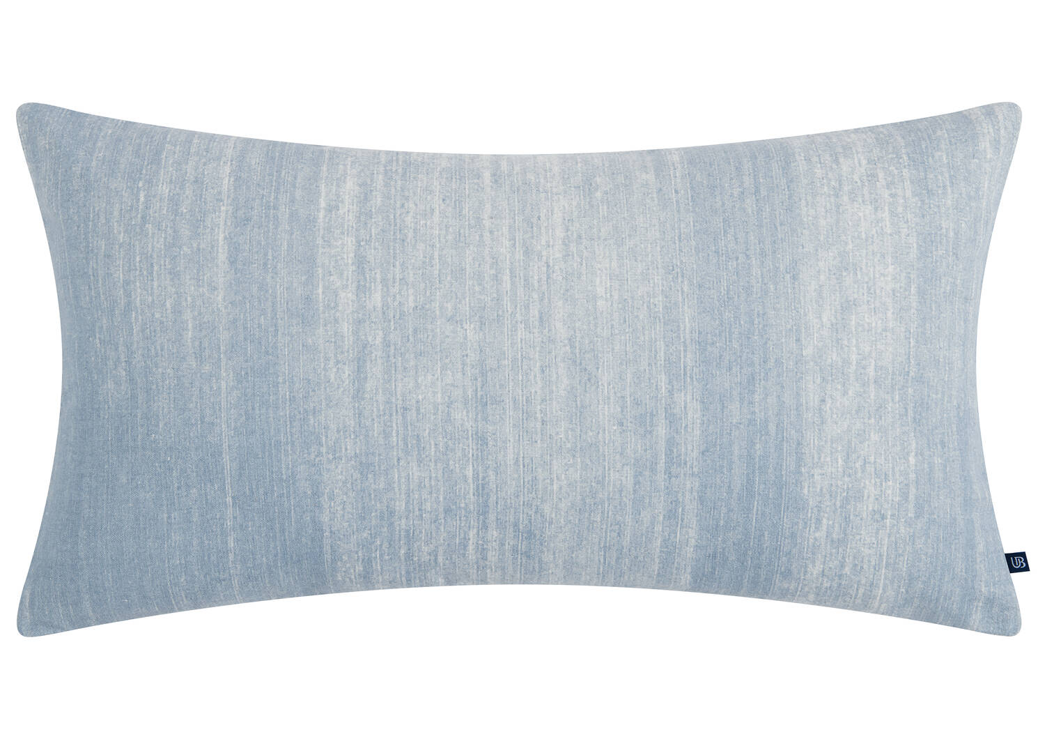 Coussin en denim Miles 12x22 bleu