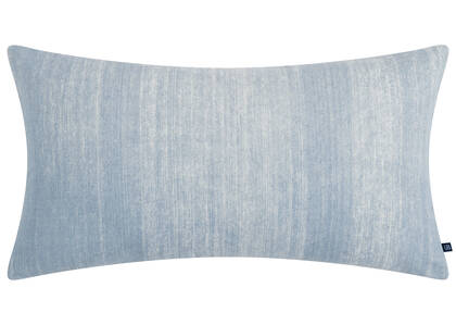 Miles Denim Pillow 12x22 Blue