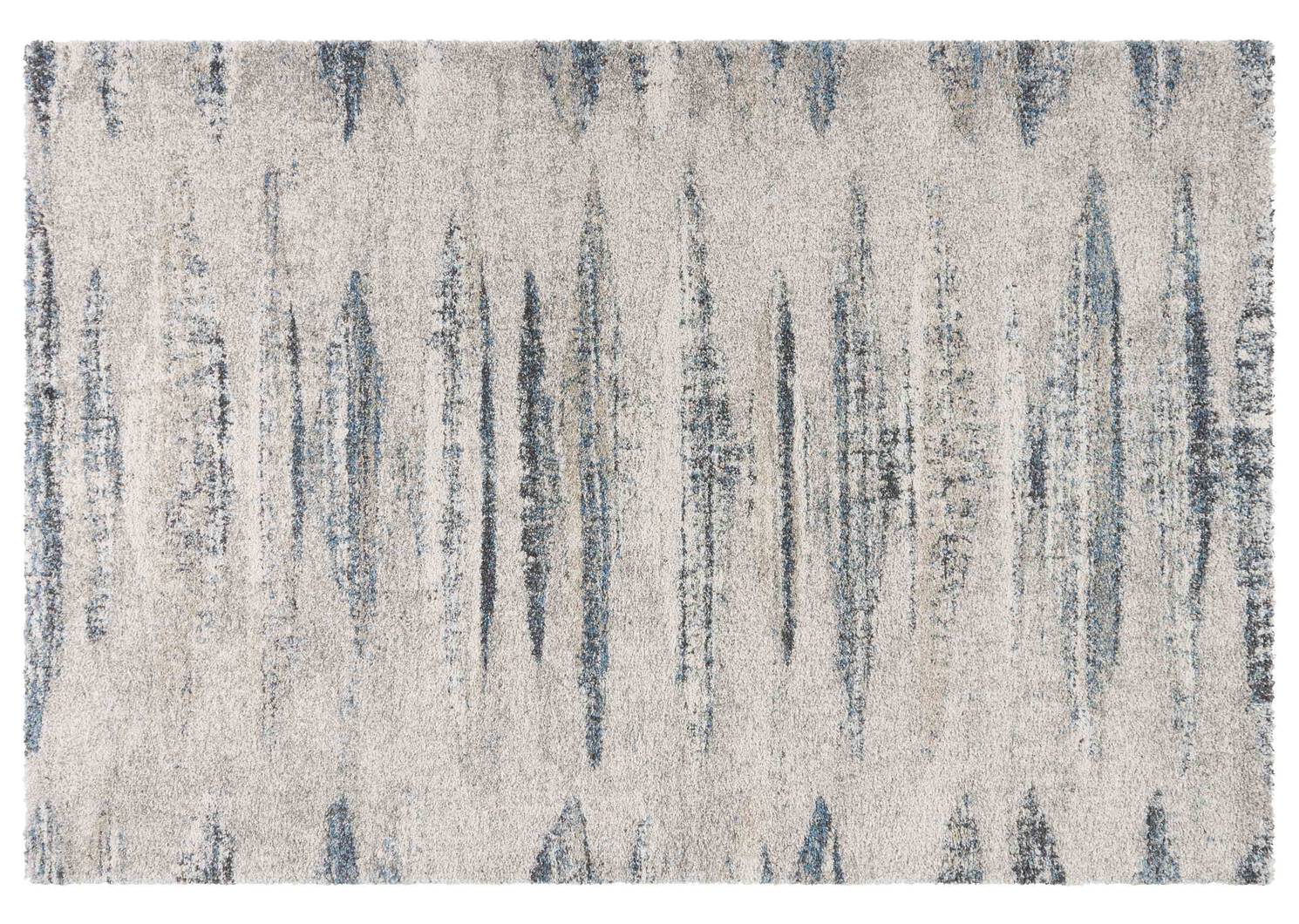 Bastion Rugs Cream/Blue