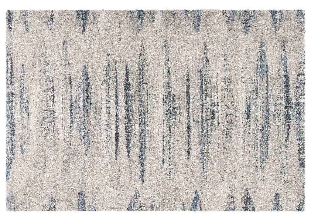 Bastion Rugs Cream/Blue