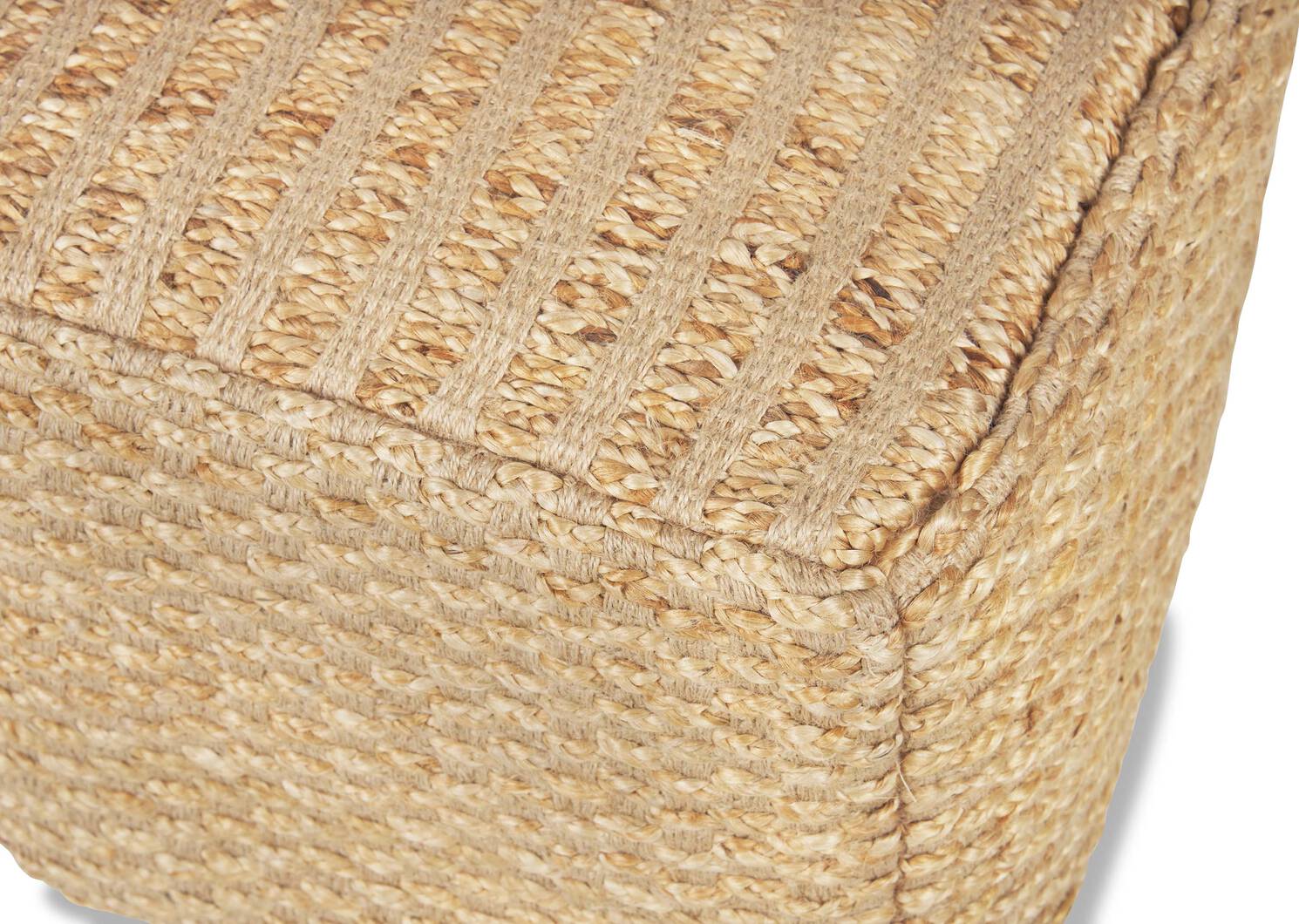 Sargent Jute Pouf Natural