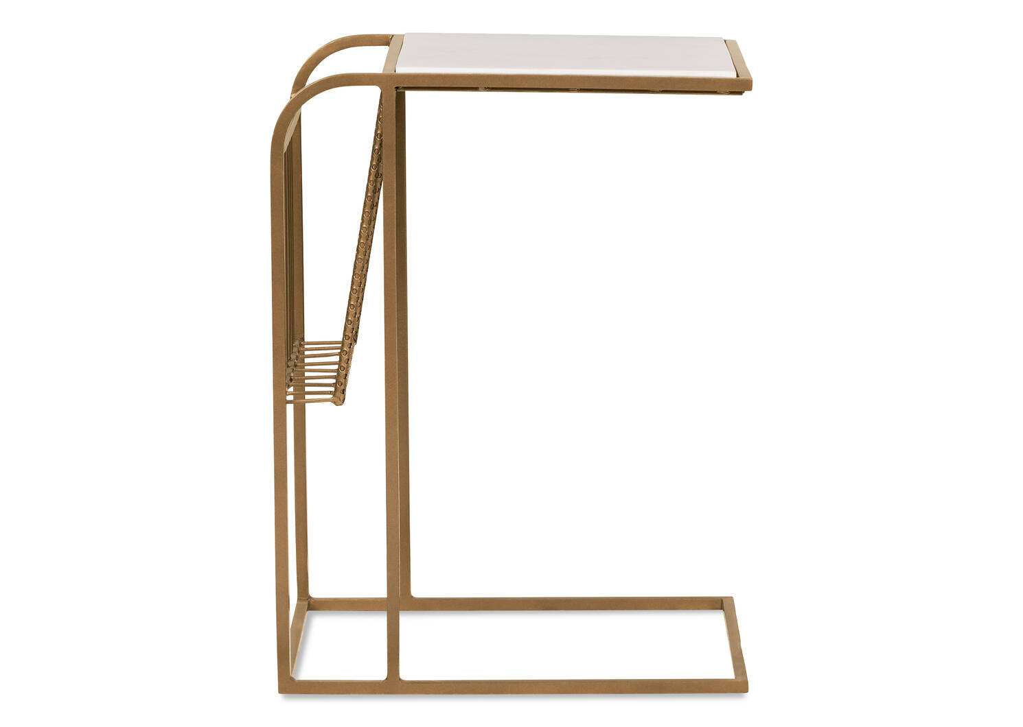 Perkins Tuck Table -Simba Brass