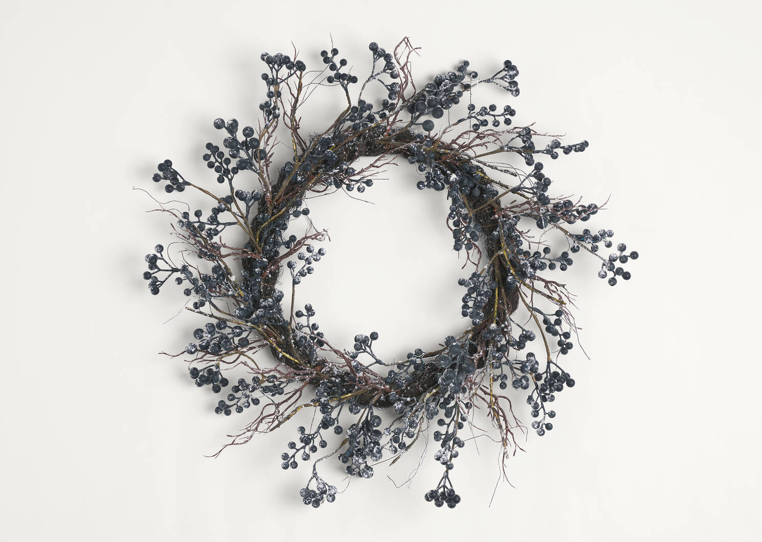 Couronne de bleuets givrés Myrtille