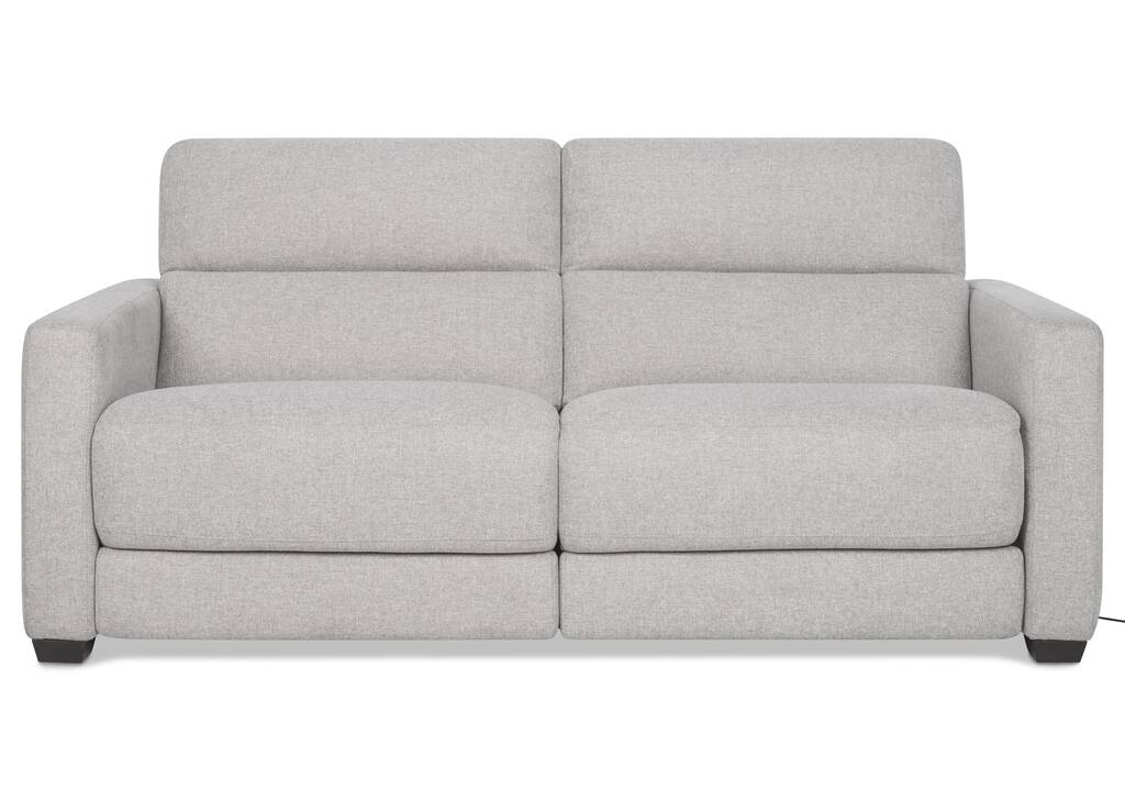 Keptner Reclining Sofa - Belfast Silver