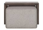 Stansfield C-Table Ottoman -Rogen Fog