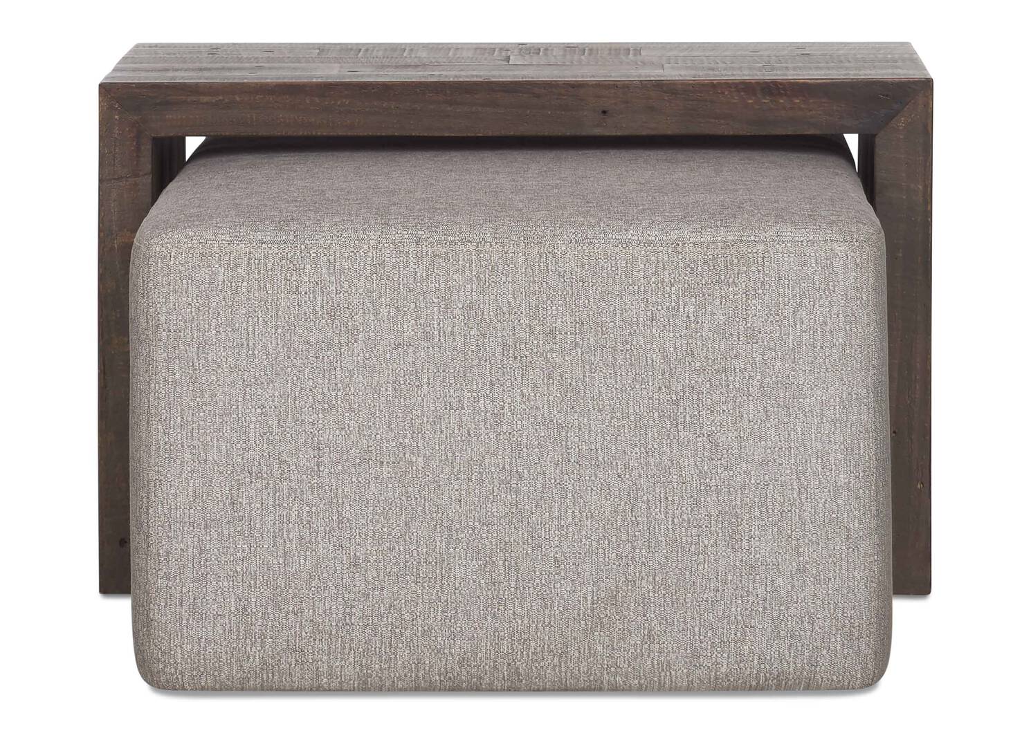 Stansfield C-Table Ottoman -Rogen Fog