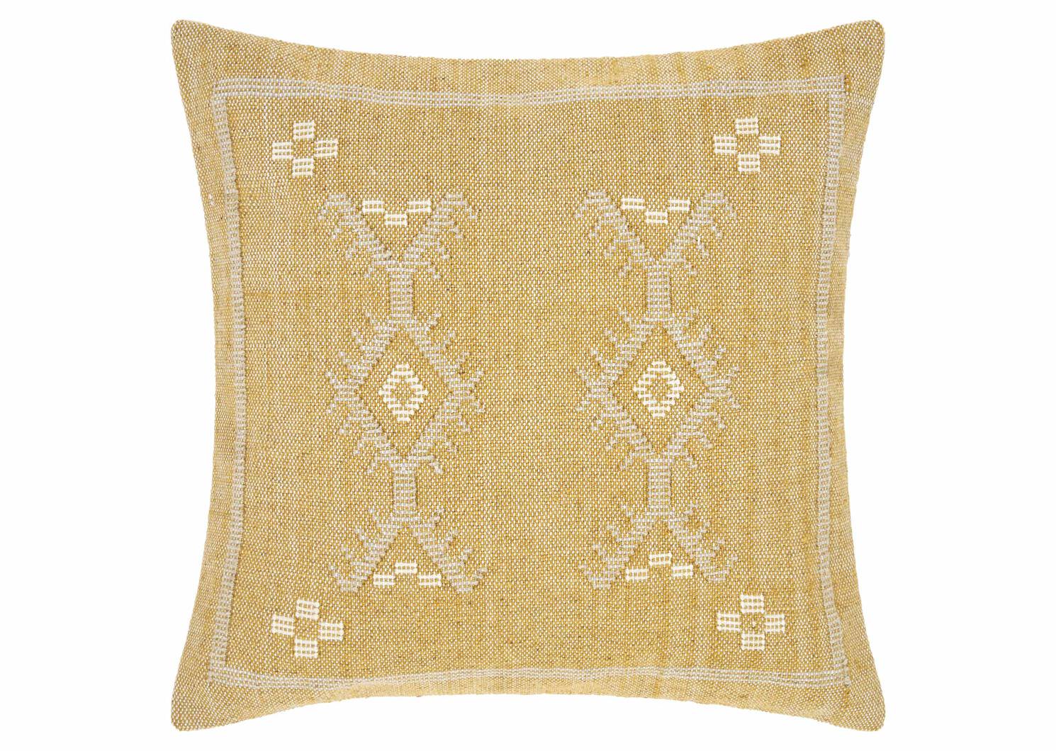 Coussin Aries 20x20 champ doré/sable