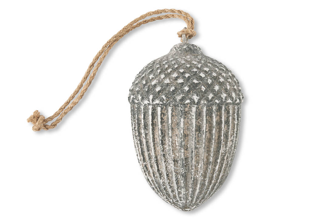 Emory Acorn Decor Small Grey