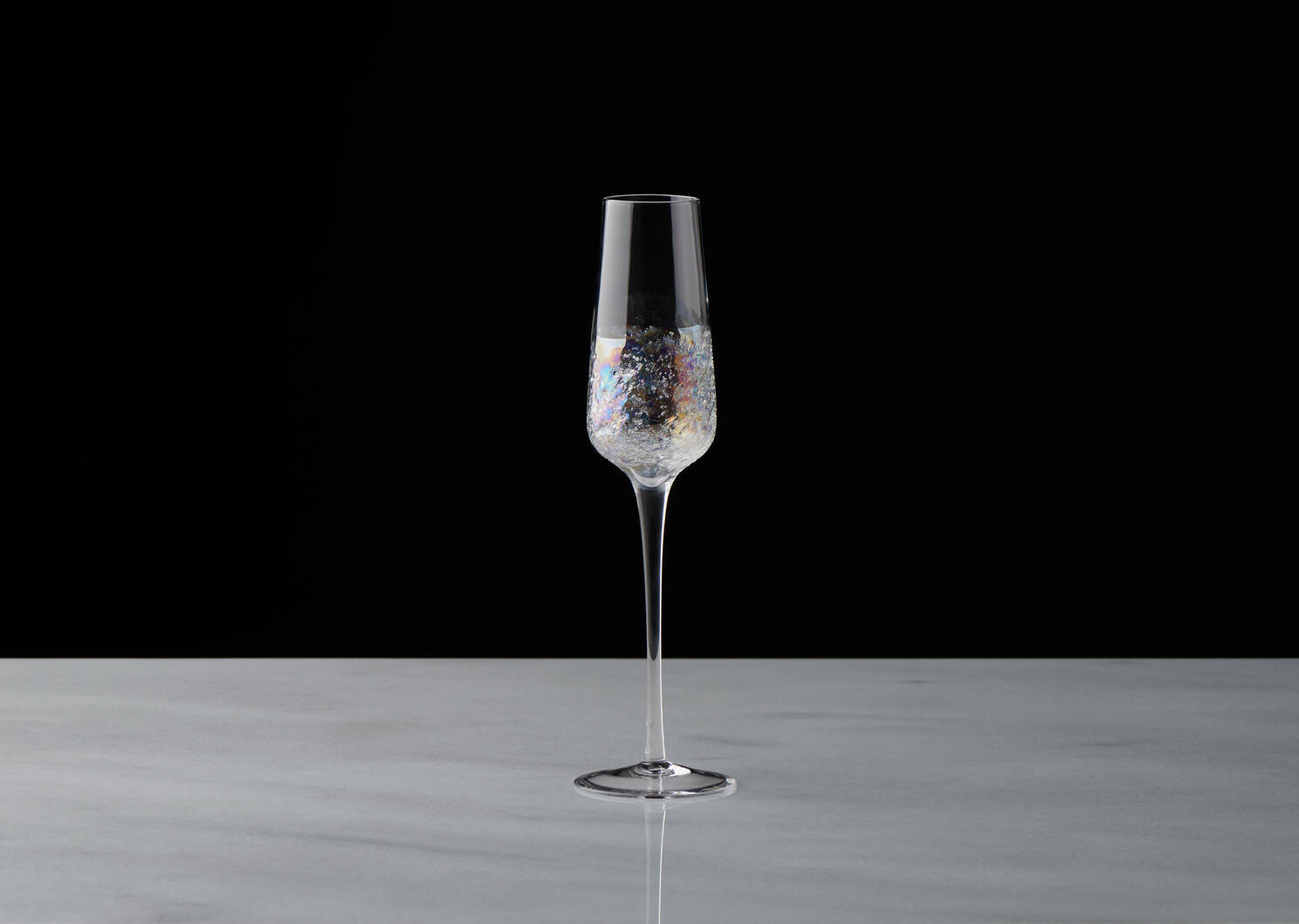 Bliss Champagne Flute Iridescent