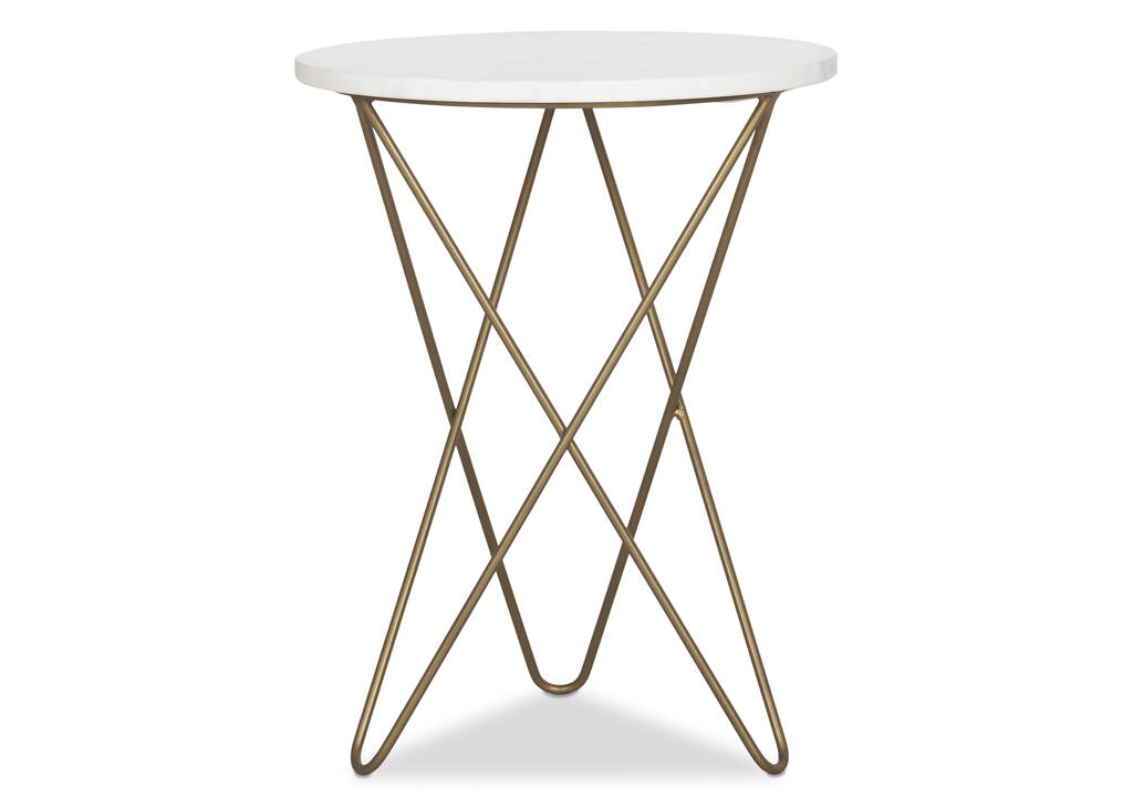 Ora Accent Table -Simba Brass