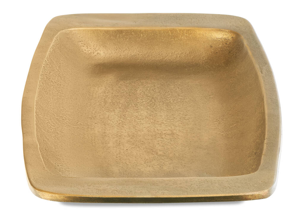 Rhian Tray Small Antiqued Brass
