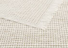 Ersilia Waffle Throw Sand/Ivory