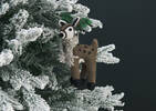 Rosy Reindeer Ornament