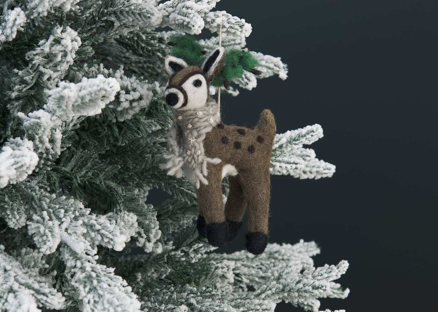 Rosy Reindeer Ornament