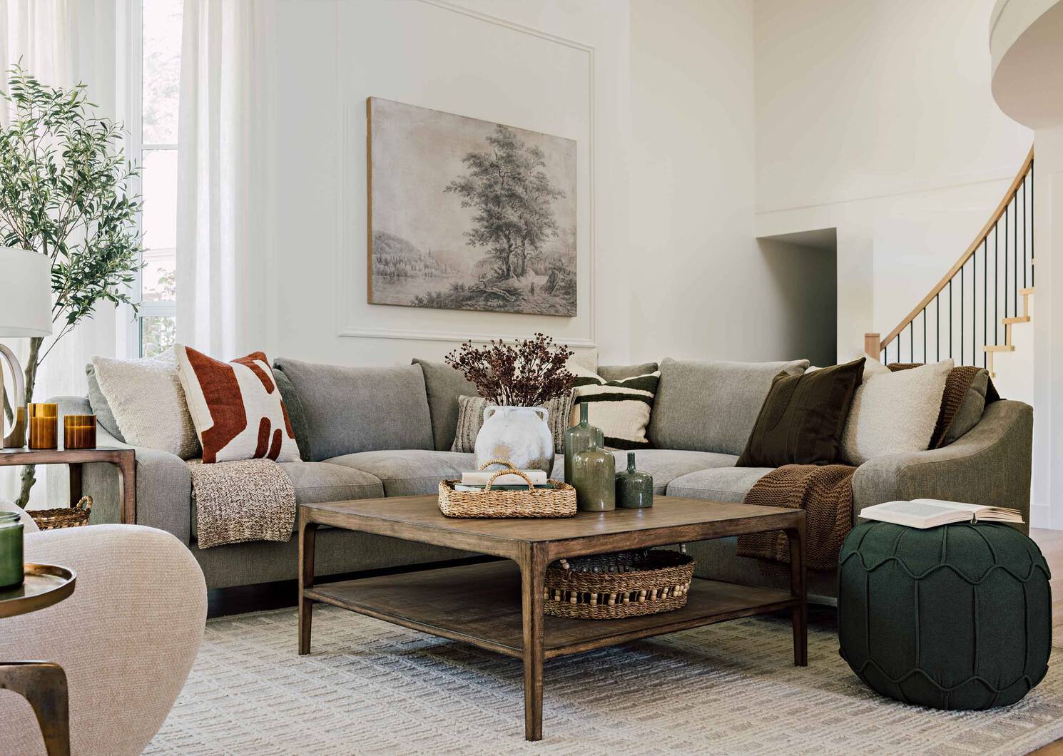 Penelope Ottoman -Ella Clover