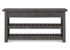 Ironside 2 Drawer Console Table -Smoke