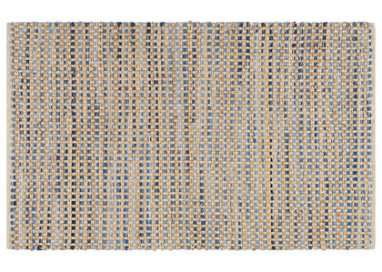 Tapis déc. Elliott 36x60 naturel/denim