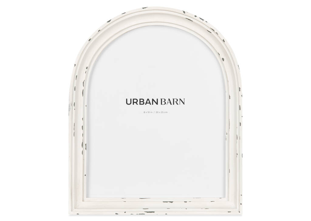 Cadre Letta 8x10 blanc antique
