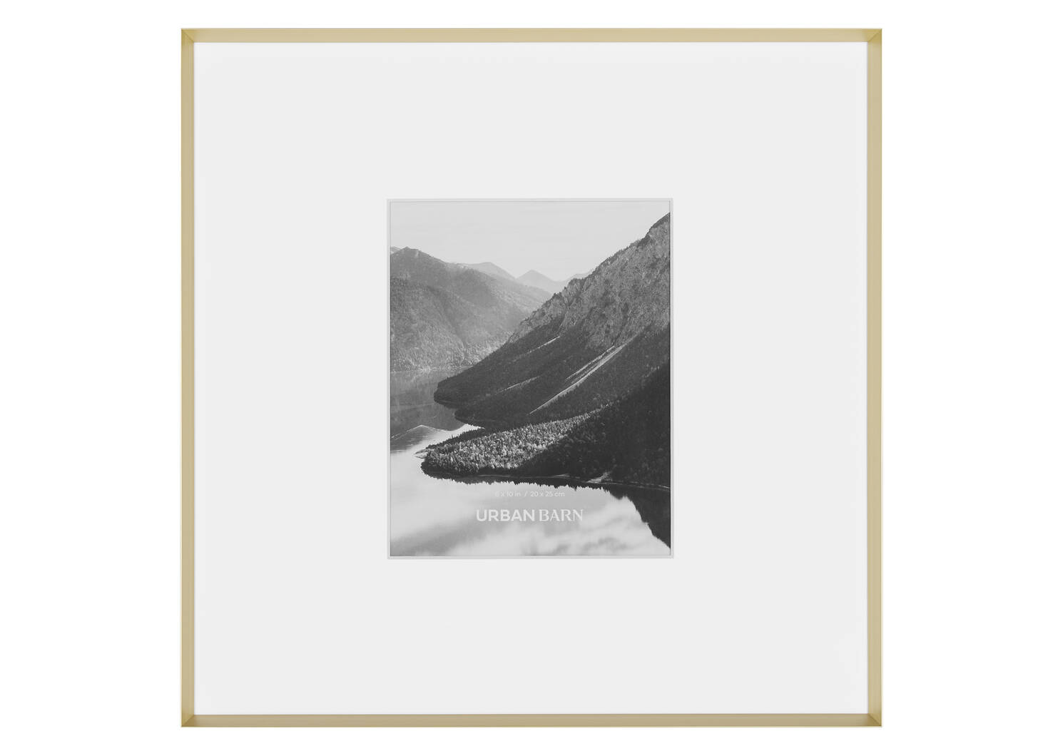 Russo Gallery Frame 8x10 Brass