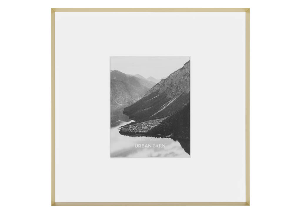 Russo Gallery Frame 8x10 Brass