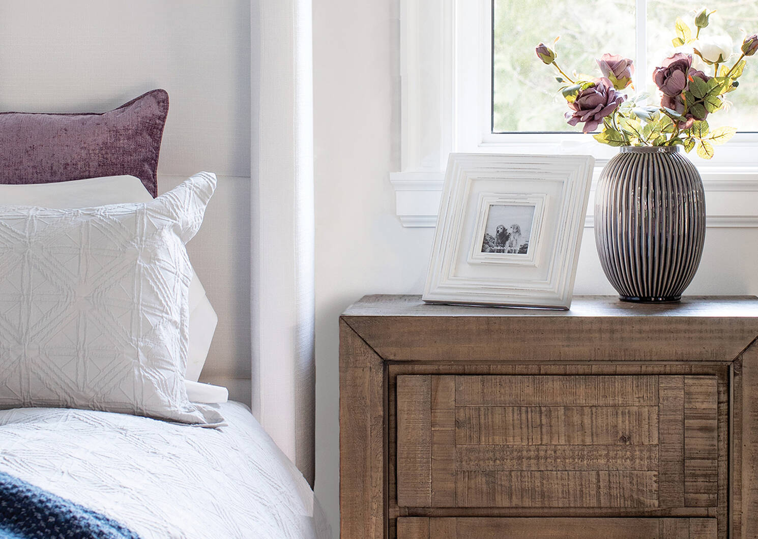 Mandalay Nightstand -Dune Brown